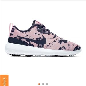 Nike Womens Roshe G Golf Shoes Echo Pink/Gridiron/White 9.5